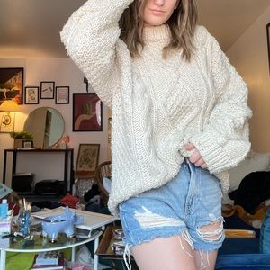 SOLD Vintage Oversized Wool Knit Sweater